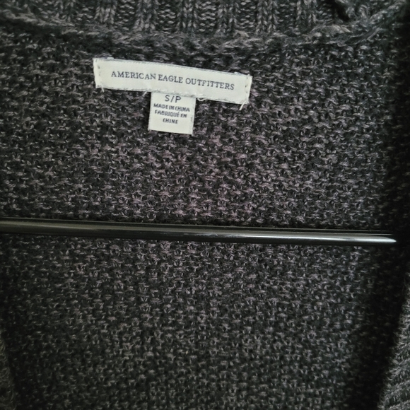 American Eagle Outfitters Knit Gray Long Cardigan Sweater Size Small - Picture 5 of 5
